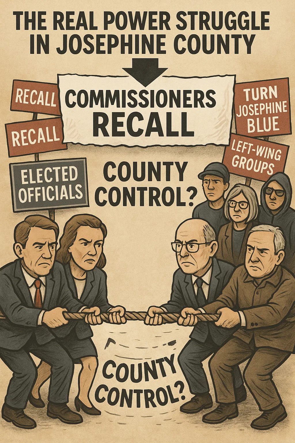 Read more about the article The Real Power Struggle in Josephine County: Commissioners Recall