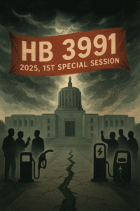 Read more about the article Support a referendum on the gas tax and fee hikes as a result of HB3991