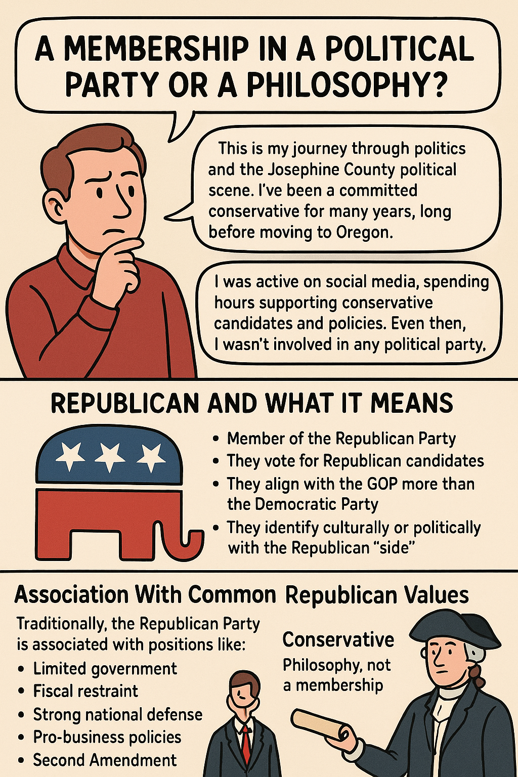 Read more about the article A Membership in a Political Party or a Philosophy?