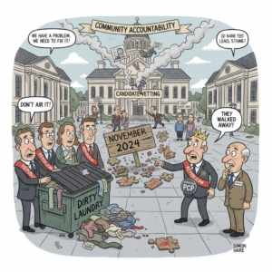 Read more about the article Elected, Exposed, and Ensnared: A Party’s Fight for It’s Soul & The Hypocrisy