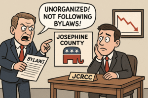 Read more about the article Questions of Legitimacy and Ethics Surround the Josephine County GOP Chair Recall