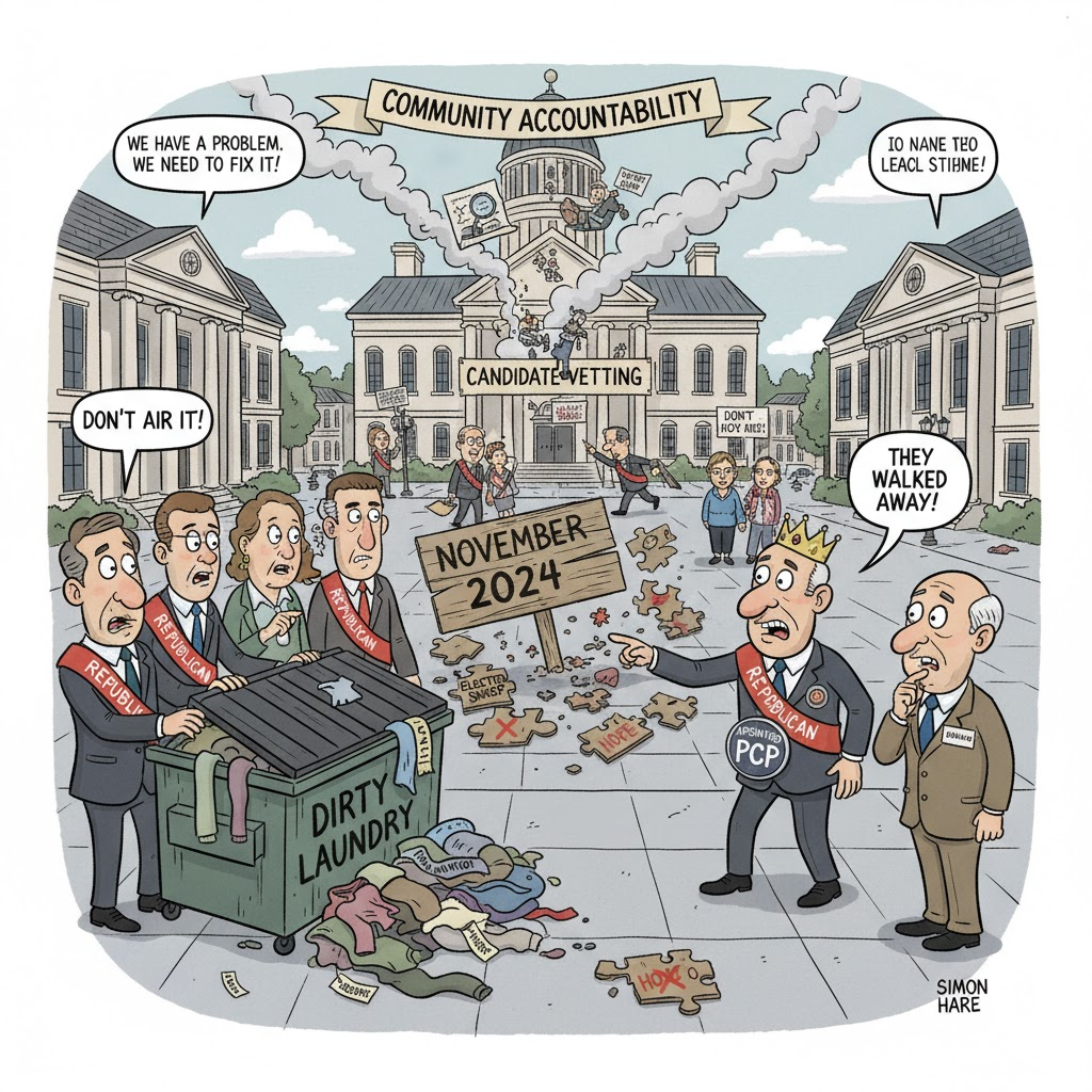 You are currently viewing Elected, Exposed, and Ensnared: A Party’s Fight for It’s Soul & The Hypocrisy