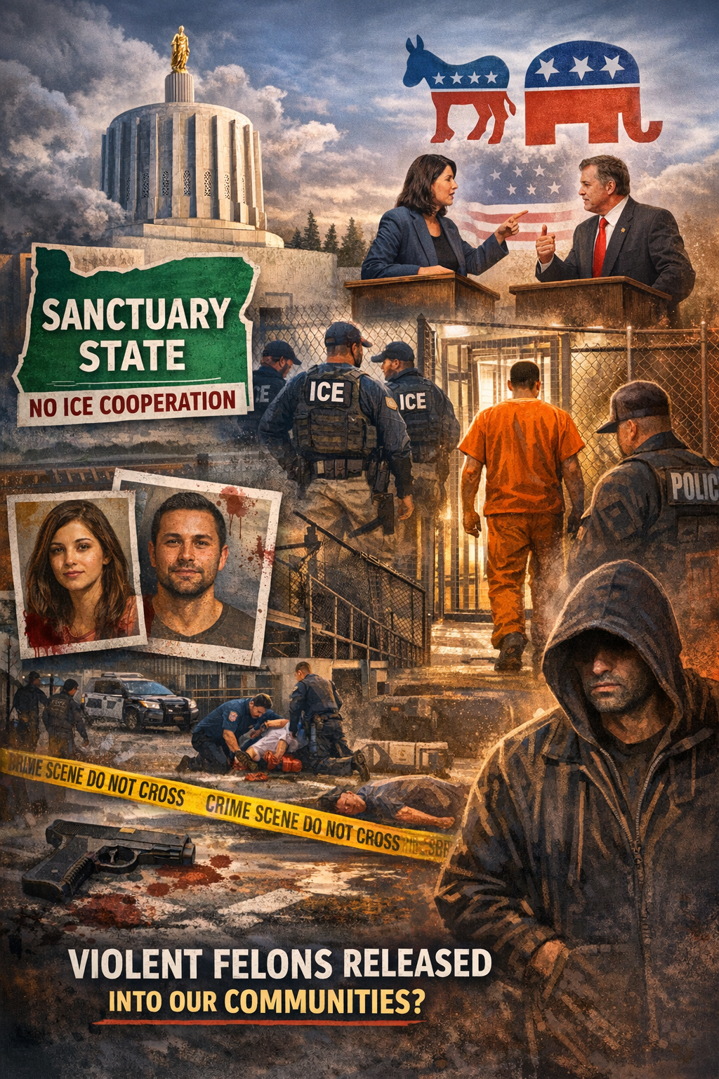 You are currently viewing Public Safety Warning: Oregon Sanctuary Laws Allow Violent Felons to Walk Free