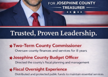 Simon Hare: Qualifications for Josephine County Treasurer