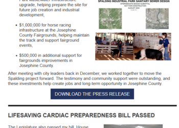 From our Rep. Dwayne Yunker