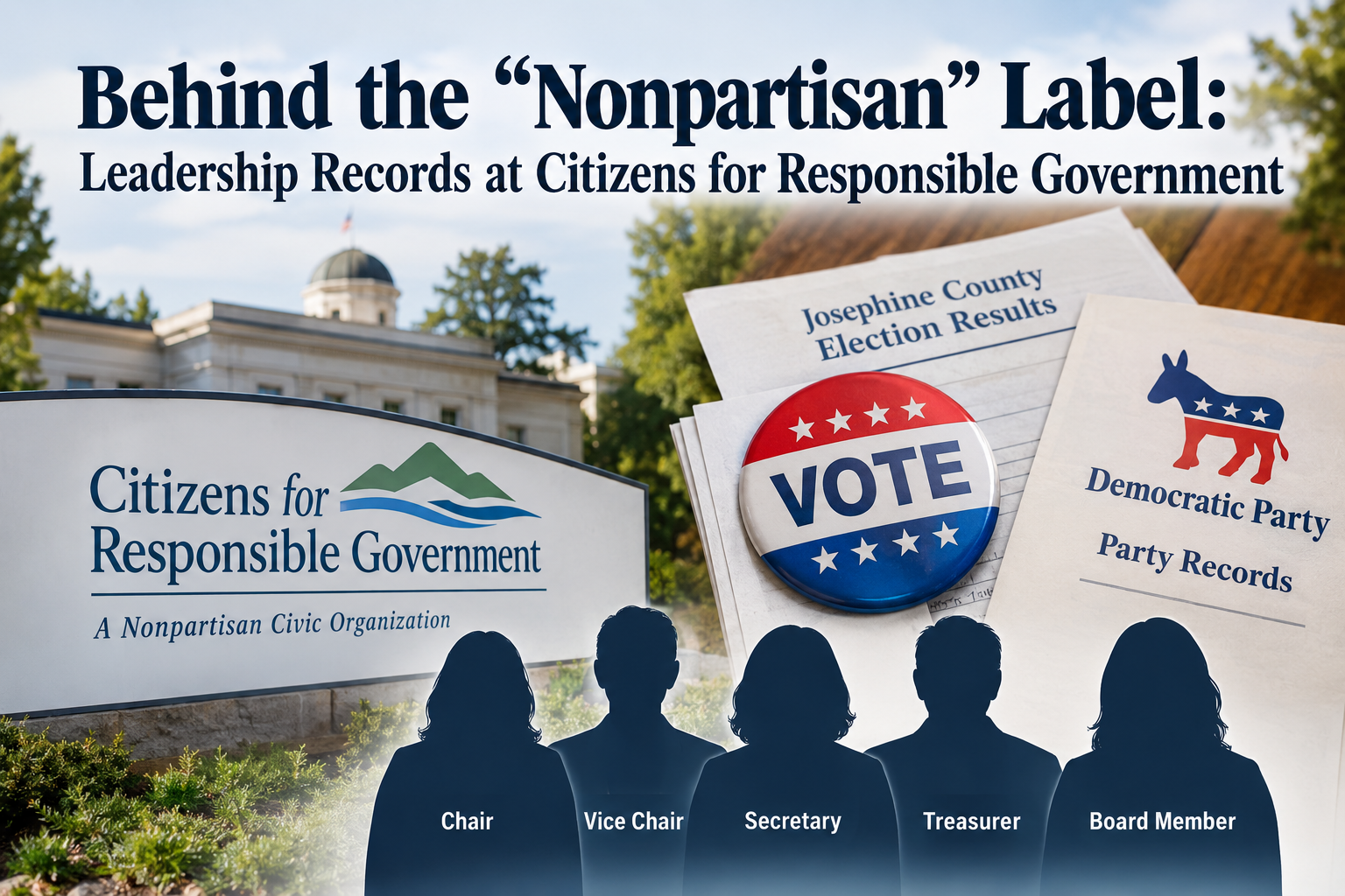 You are currently viewing Behind the “Nonpartisan” Label: Leadership Records at Citizens for Responsible Government