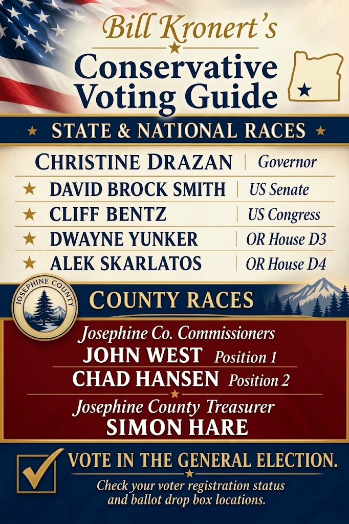 You are currently viewing A Conservative Choice for Oregon and Josephine County